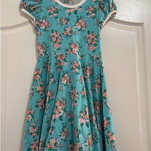 Girls Wildflowers clothing Blue Floral Dizzy Daisy Dress 👗 sz 14 EUC